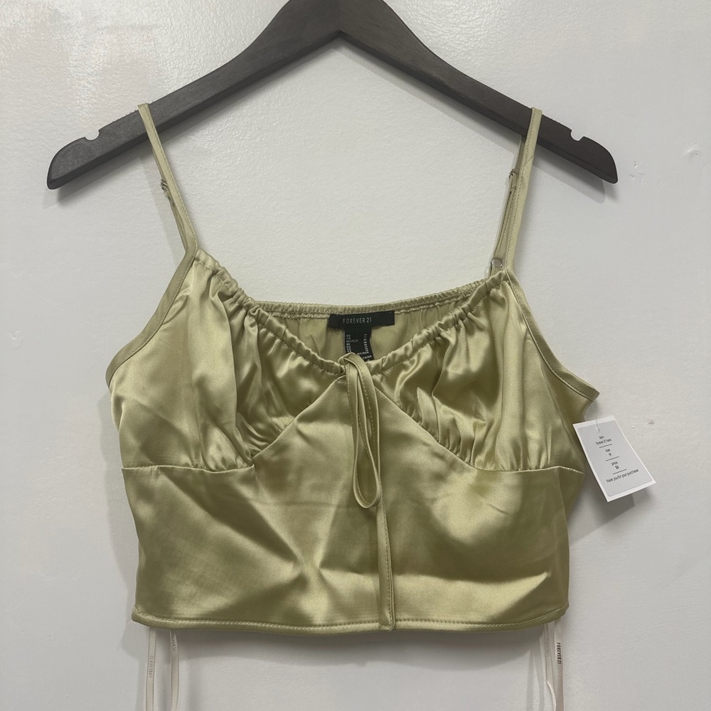 forever 21 satin tank top
